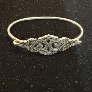 James Avery Elegant Silver Bracelet with Intricate Design